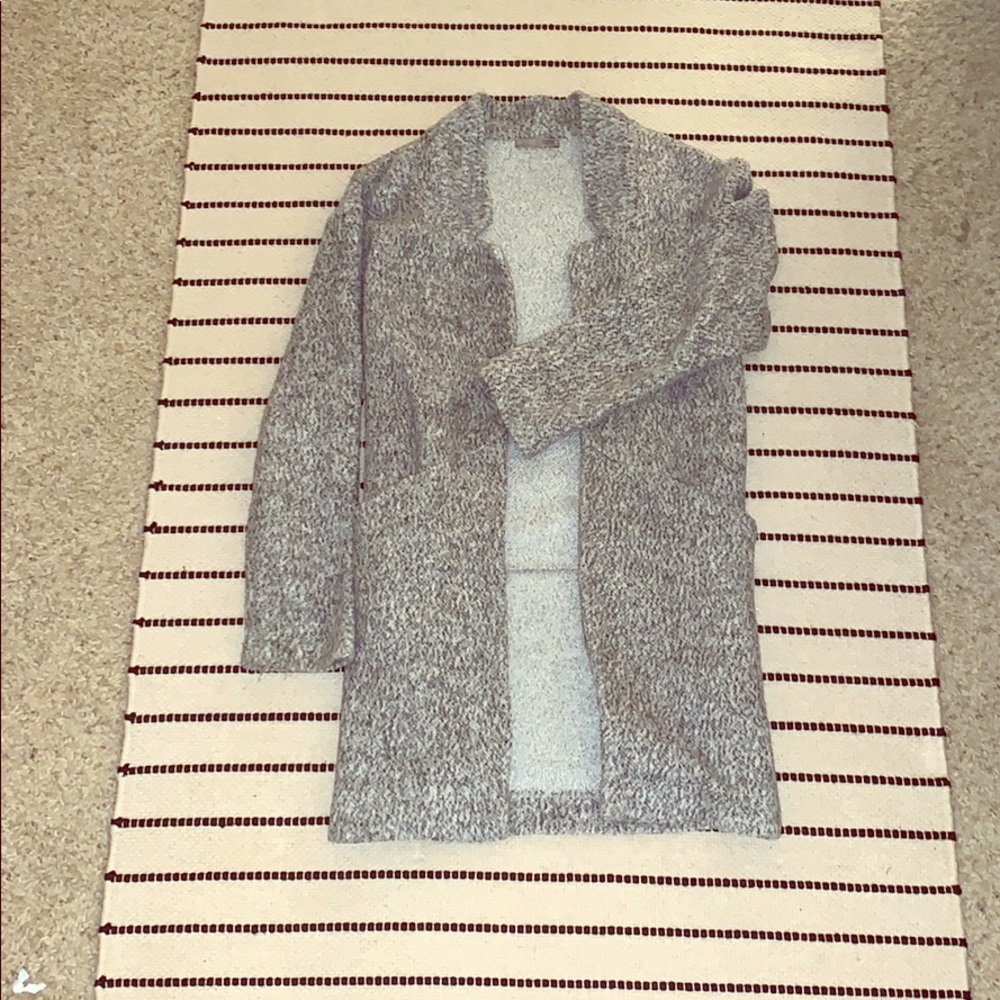 Zara light gray coat!